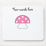 Pink mushrooms mousepad