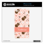 Pink Music Note Cello iPhone 4 / 4s Skin iPhone 4 Decal