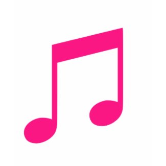 Pink Music T shirt shirt