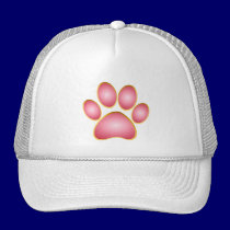 Pink 'n' Gold Kitty Paw Hat hats
