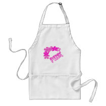 Pink N Plaid Floral aprons
