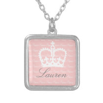 Pink-n-White Princess necklaces