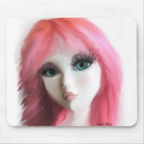 Pink Nabi-Kiss mousepads by candykiller Pink Nabi-Kiss mousepads