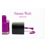 Pink Nail Technician Business Card
