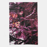 Pink Nature Scene Kitchen Towel