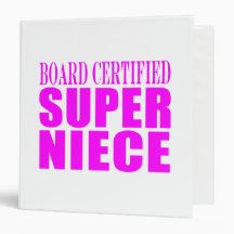 Pink Nieces Birthday & Christmas : Super Niece Binder