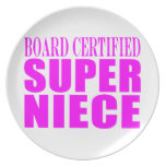 Pink Nieces Birthday & Christmas : Super Niece Party Plates
