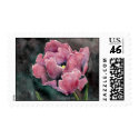Pink Night Tulip Wedding Postage postage by lillyarts Pink Night Tulip Wedding Postage postage