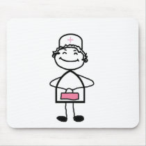 pink nurse mousepad