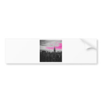 pink ny.jpg bumper sticker