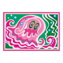 Pink Octopus Posters posters by naturetees Pink Octopus Posters posters