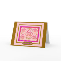 Pink Olive Card - Congratulations