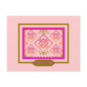 Pink Olive Congratulations Post Card postcards by shh_dont_tell_cards Pink Olive Congratulations Post Card postcards
