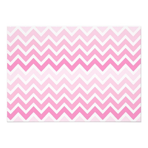 Pink Ombre Cupcake Birthday invitation Invitations