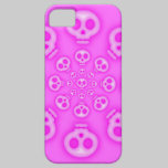 Pink on Pink Cotton Candy Skulls iphone 5 case casemate cases