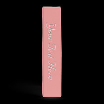 Pink on White Damask Print Recipe Binder binders