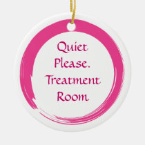 Pink Open Circle Door Hanger ornaments