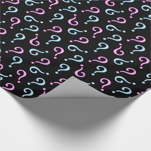 Pink or Blue Baby Reveal Wrapping Paper 4/4