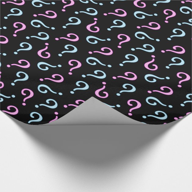 Pink or Blue Baby Reveal Wrapping Paper-3