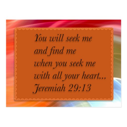 Pink Orange Blue Christian Bible Verse Postcard Zazzle
