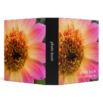 Pink & Orange Dahlia binders by HortusFloridus Pink & Orange Dahlia binders