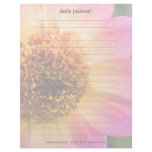 Pink &amp; Orange Dahlia Letterhead Template