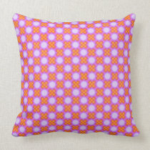 Pink & Orange Pattern pillows