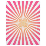 Pink &amp; Orange Radial Lines: Custom Template Personalized Flyer