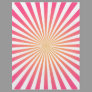 Pink & Orange Radial Lines: Custom Template Personalized Flyer