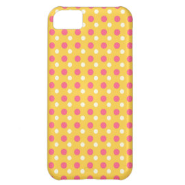 Pink Orange Yellow Polka Dot Pattern Gifts iPhone 5C Covers