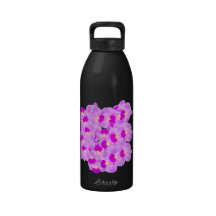 Pink Orchid Bouquet Drinking Bottles