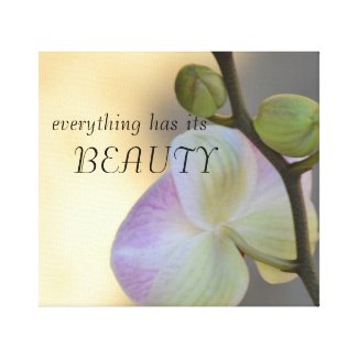 Pink Orchid Expression Beauty Canvas wrappedcanvas