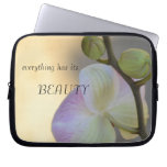 Pink Orchid Expression Beauty Laptop Sleeve