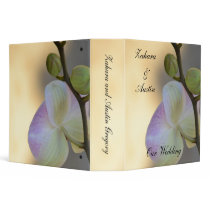 Pink Orchid Expression Wedding Binder