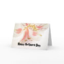 Pink Orchid Happy Mothers Day card