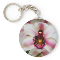 Pink Orchid Keychains