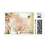 Pink Orchid • October Wedding Stamp