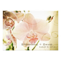 Pink Orchid • Wedding Invitation invitations