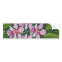 Pink Orchids bumper stickers