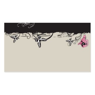 Pink orchids Profile Card profilecard