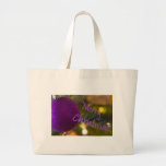 Pink Ornament Canvas Bags