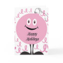 Pink ornament wishing you happy holidays cards by SmileyFaceStore Pink ornament wishing you happy holidays cards