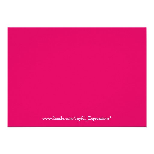 Pink Owl 8th Birthday Party Photo Invitations