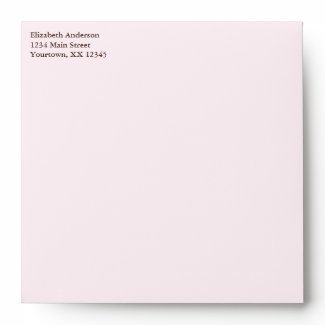 Pink Owl Baby Shower Envelopes envelope