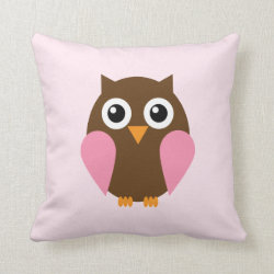 Pink Owl Pillows