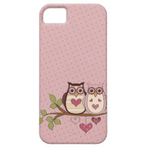Pink Owl Sweethoots iPhone 5 Case