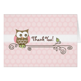 Owl Thank You Cards | Zazzle