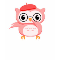 Pink Owl t-shirts by catfoxclothing Pink Owl t-shirts