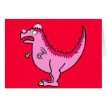 Pink Pachycephalosurus Greeting Cards
