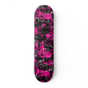 Pink Paint Splatter skateboards by Artamatik Pink Paint Splatter skateboards